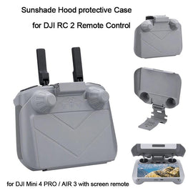 2 in 1 Screen Protector Shell for DJI Air 3/Mini 4 Pro RC2 Remote Controller Sun Hood Sunshade Cover for RC 2 Drone Accessories - KTS Aerials