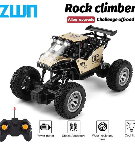 ZWN 1:20 2WD RC Car With Led Lights Radio Remote Control Cars Buggy Off-Road Control Trucks Boys Toys for Children - KTS Aerials