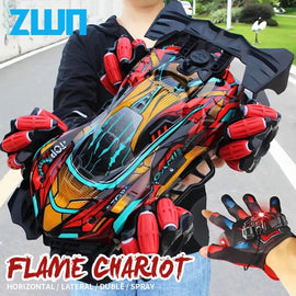 ZWN F1 RC Drift Car With Music Led Lights 2.4G Glove Gesture Radio Remote Control Stunt Cars 4WD Electric Children Toy vs Wltoys - KTS Aerials