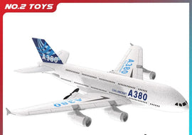 A380 Airplane Airbus RC Airplane Foam Toys 2.4G Glide Fixed Wing RTF Plane Outdoor Toys Drone Modle Easy Fly Children Gift - KTS Aerials