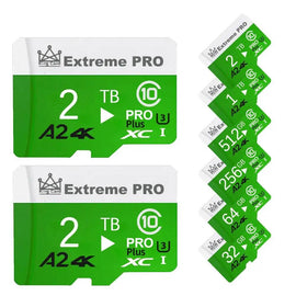 Extreme Pro 2TB 128GB SD Memory Card High Speed Class 10 TF Card 4K Ultra-HD Video A2 Card SD Flash Memory Card For Drone Table - KTS Aerials