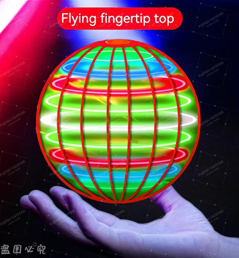 Flying Ball Boomerang Spinner Toy Hand Control Drone 360° Rotating Mini UFO with LED Lights Coy Kids Gifts Birthday Gift For Kid - KTS Aerials