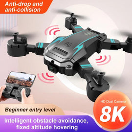 KBDFA New G6 Professional Foldable Quadcopter Aerial Drone S6 HD Camera GPS RC Helicopter FPV WIFI Obstacle Avoidance Toy Gifts - KTS Aerials