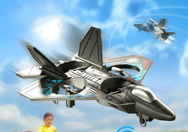 L0712 RC Plane 2.4G Remote Control Aircraft Gravity Sensing Helicopter Glider with Light EPP Foam Fighters for Boys Children - KTS Aerials
