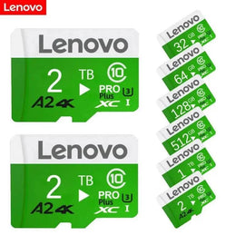 Lenovo 2TB 128GB SD Memory Card High Speed Class 10 TF Card 4K Ultra-HD Video A2 Card SD/TF Flash Memory Card For Drone Table - KTS Aerials