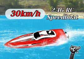 RC Boat Kids Toy Remote Control Speedboat Double Motor Radio Controlled Ship High Speed Summer Outdooer Games Childern Gift - KTS Aerials