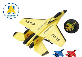 RC Foam Aircraft SU-35 Plane 2.4G Radio Control Glider Remote Control Fighter Plane Glider Airplane Foam Boys Toys for Children - KTS Aerials