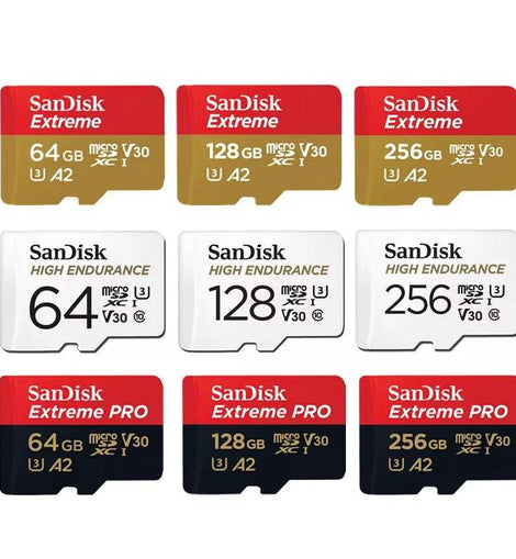 SanDisk Micro SD Card Memory Card 32GB 64GB 128GB 256GB MicroSD Max 200MB/s Extreme PRO microSDXC UHS-I TF Flash Card for Phone - KTS Aerials