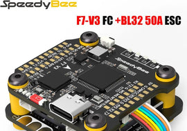 SpeedyBee F7 V3 50A Stack F722 Flight Control BL32 50A 4in1 ESC3~6S Lipo with Blackbox Analyzer Suitable for FPV Freestyle Drone - KTS Aerials