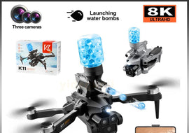 K11Max Dron with Water Bombs Aerial Photography Drone 4K Three Camera 360° Obstacle Avoidance Foldable Optical Flow Quadcopter - KTS Aerials